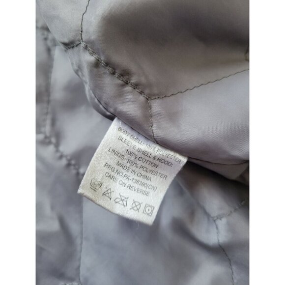 New England Patriots Long Sleeve Quilted Lightweight Hooded Jacket Size L NFL - Picture 11 of 13